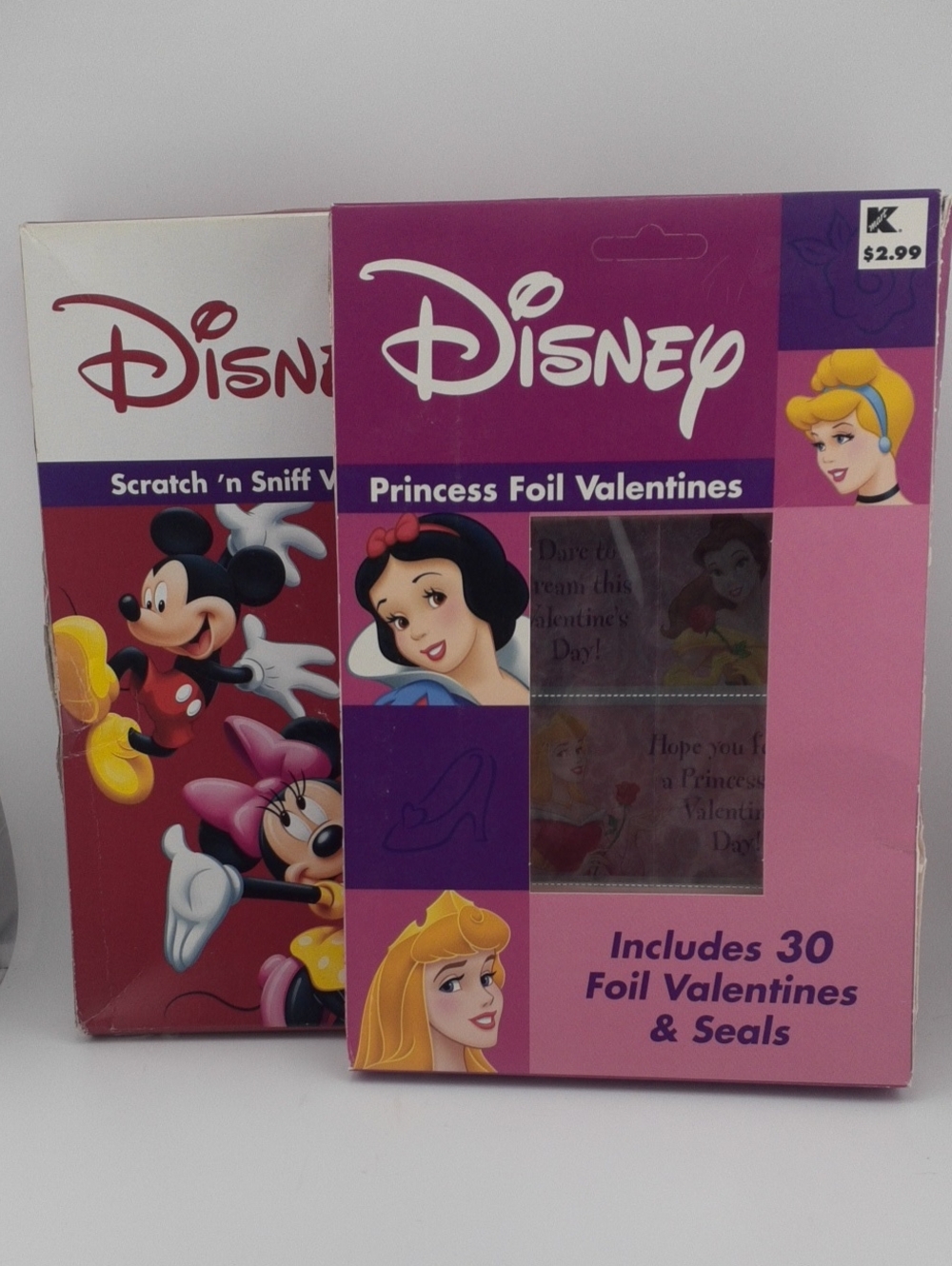 Vintage Disney Valentines Cards Bundle Of 2 Unopened Boxes